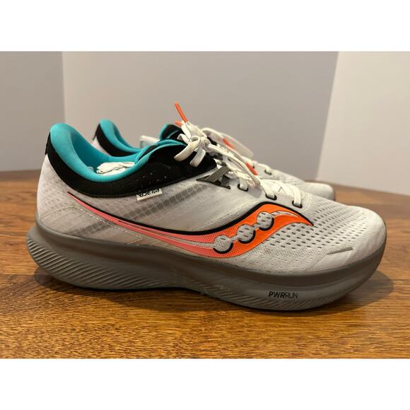 Saucony Men's Ride 16 Running Shoes White Size 13 Everyday Active - Picture 2 of 9